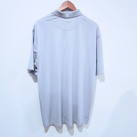 Ariat Tek Mens Gray Casual Performance Golf Polo Shirt Size XL Athleisure Sporty - Picture 6 of 14